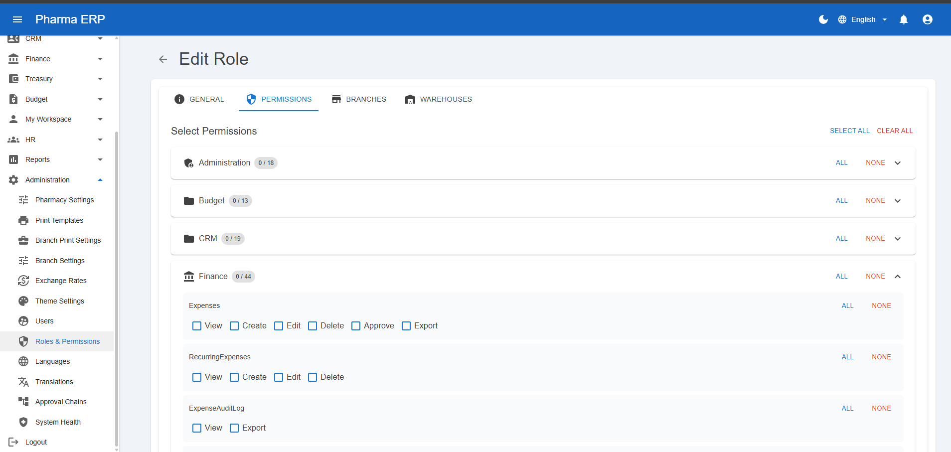 Role-Based Approval and Permissions